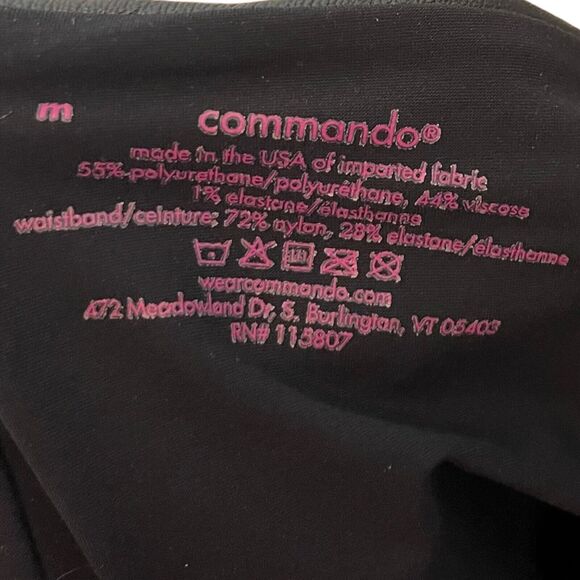 Commando Faux Leather Leggings High Rise Stretch Pull On Black Women’s M - Picture 9 of 9